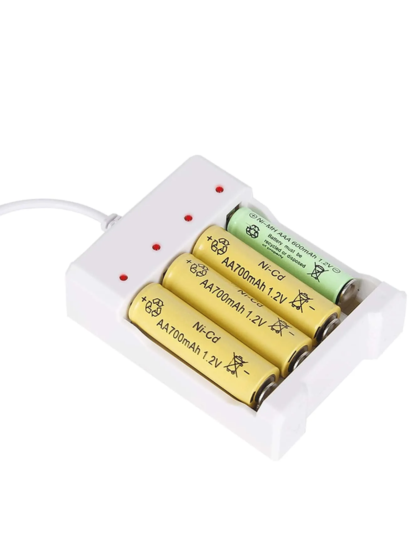 1pc 4 Slot AA/AAA USB Battery Charger