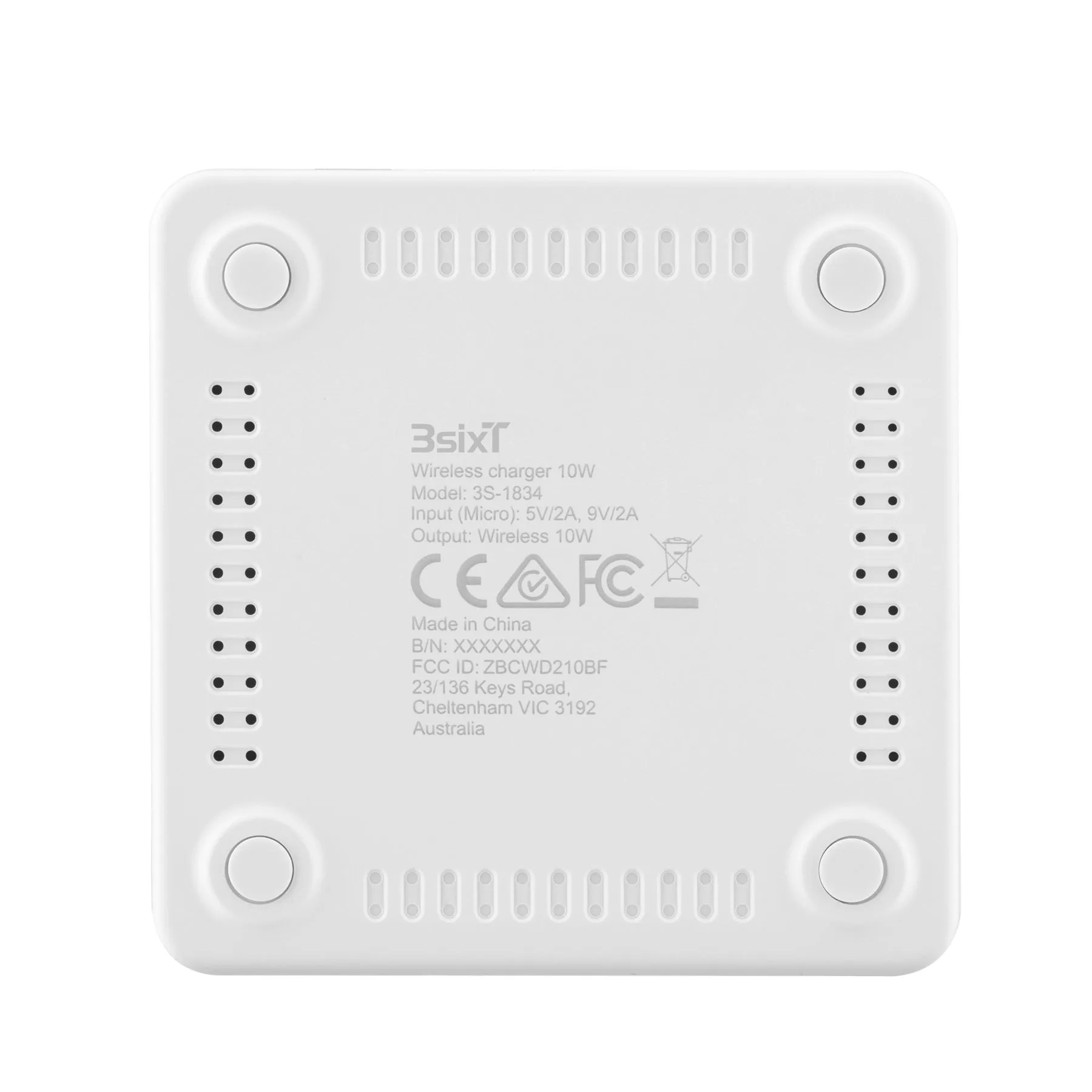 3sixT Elfin 10W Wireless Charger