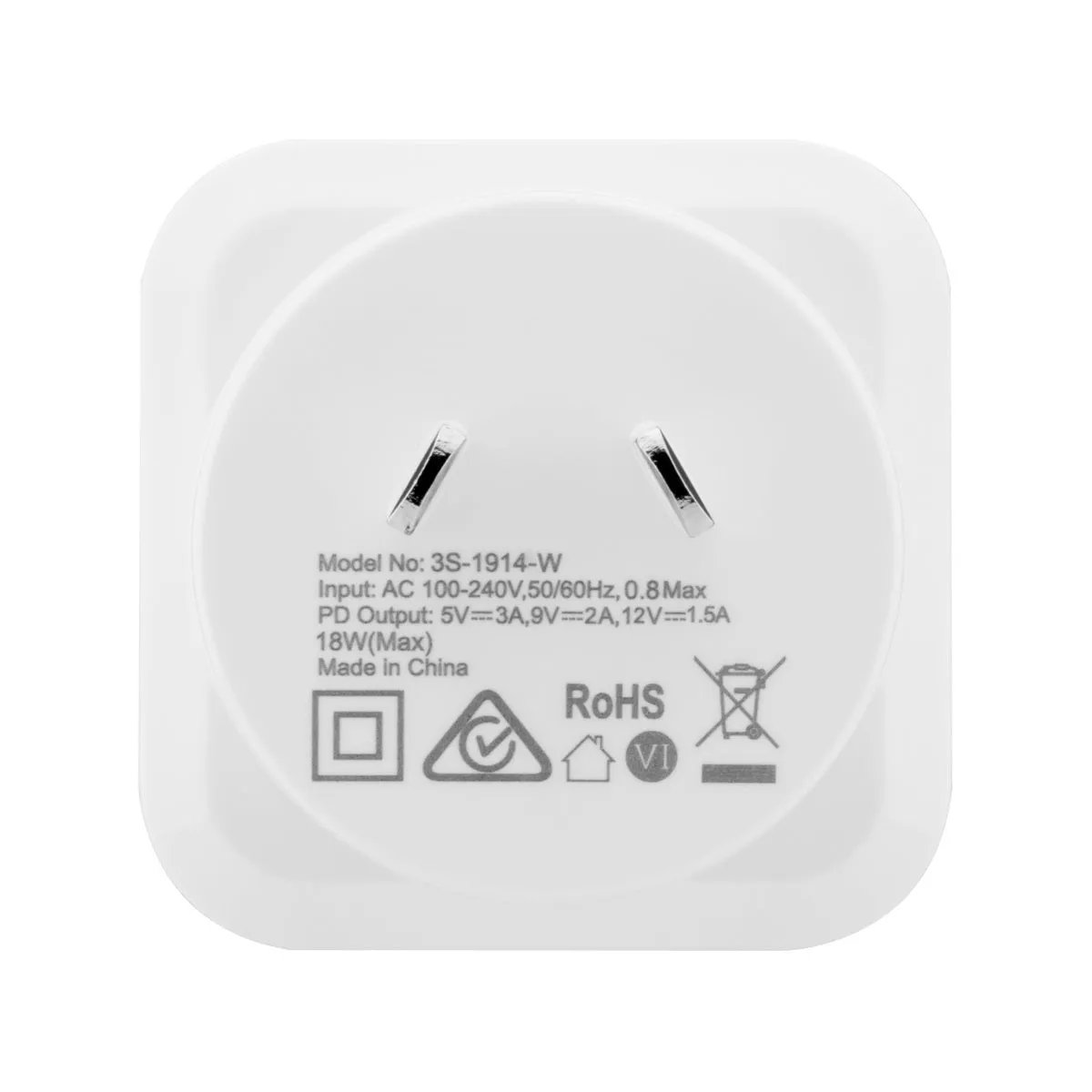 3sixT Wall Charger AU 18W USB-C PD