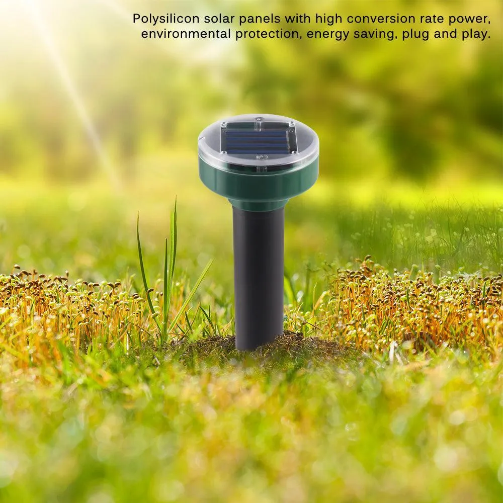 4pcs Ultrasonic Solar Power Mouse Repeller