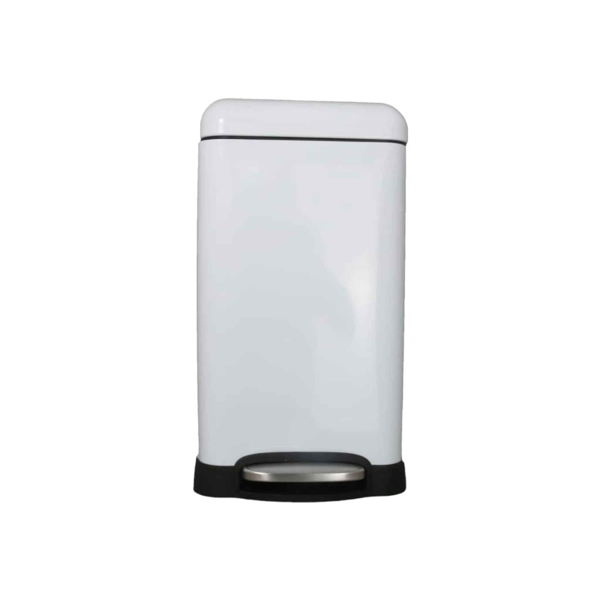 Aqua Kitchen Dustbin 12L White 28660