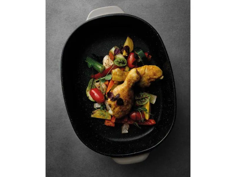 BergHOFF GEM Stoneware 13" Oval Baking Dish, 3.2qt.