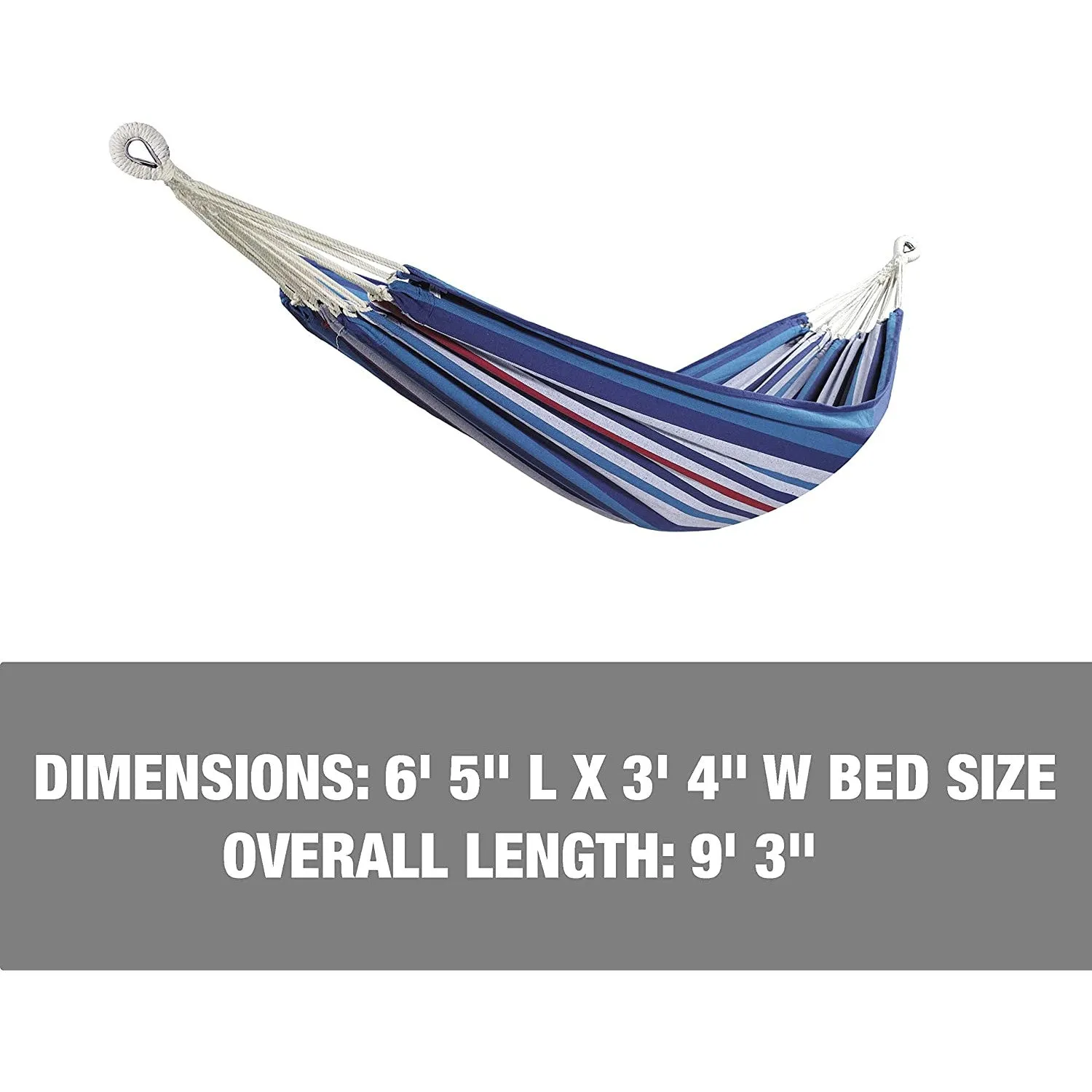 Bliss Hammocks 40" Wide Hammock with Hanging Hardware, Assorted Colors