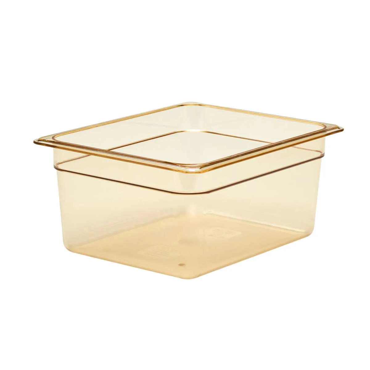 Cambro 26HP150 H-Pan 1/2 Size High Heat Food Pan, Amber, 6" Deep