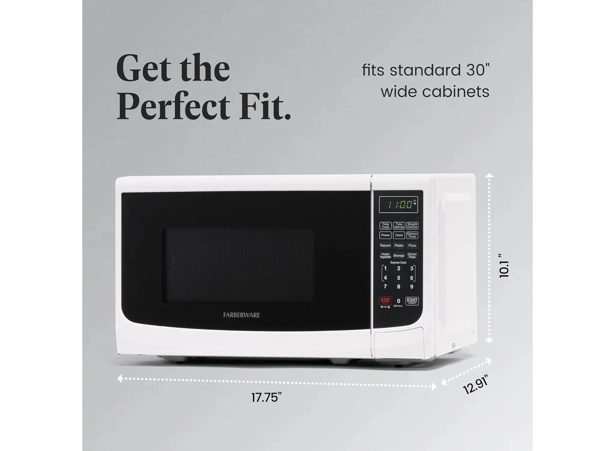 Classic 0.7 Cu. Ft. 700-Watt Microwave Oven - White