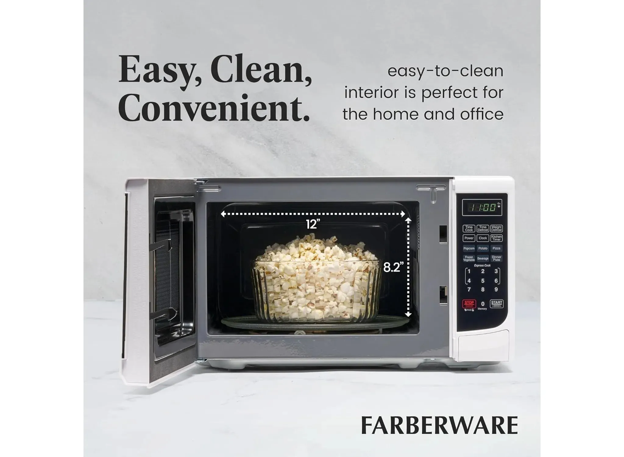 Classic 0.7 Cu. Ft. 700-Watt Microwave Oven - White