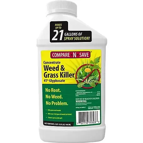 Compare N Save 41% Glyphosate Weed and Grass Killer
