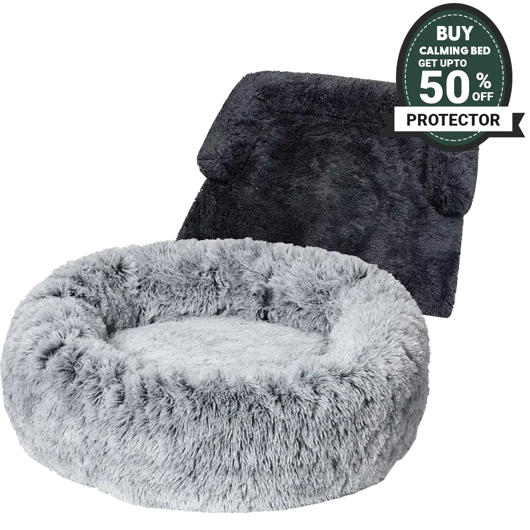 Dog Calming with Furniture Protector Bed