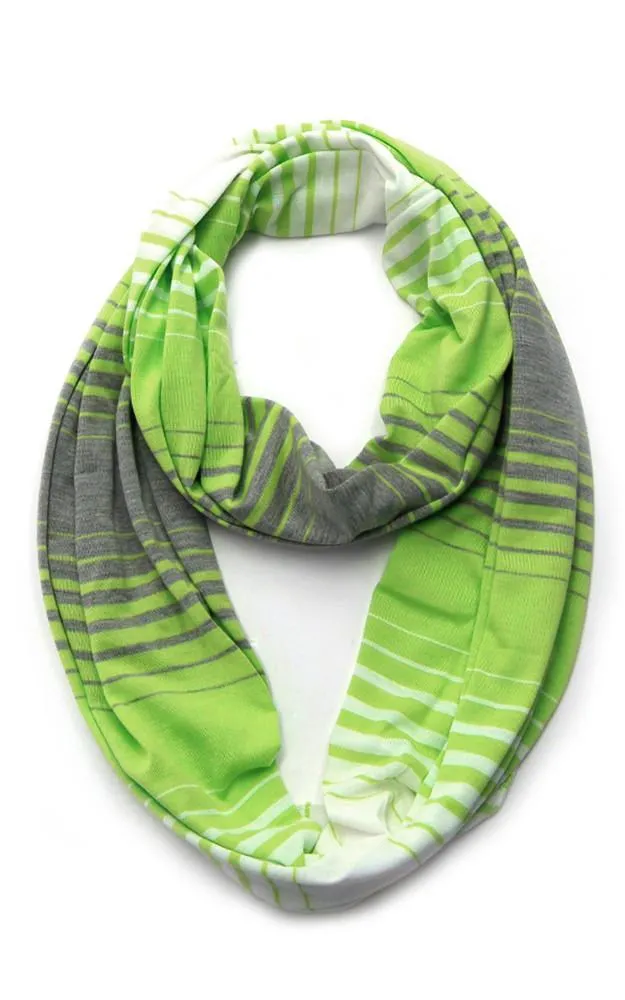 EAS8298 Stripe Pattern Jersey Infinity