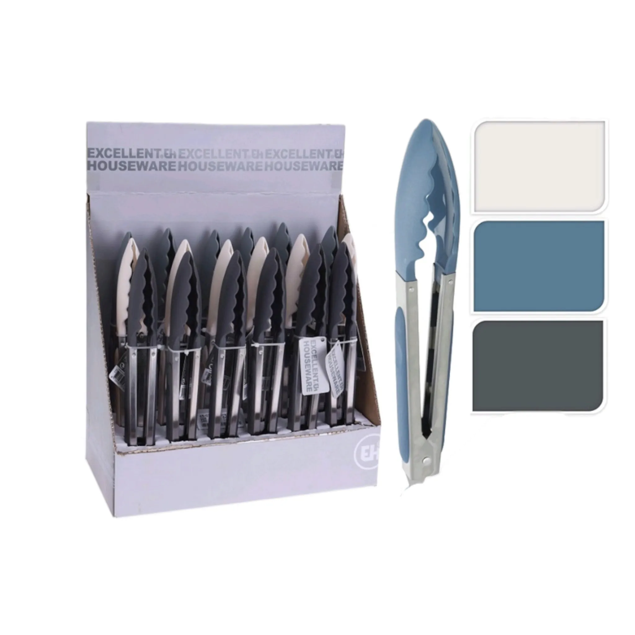 EH BBQ Braai Tongs 28cm Stainless Steel
