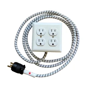 Extō 4 in SURF'S UP w/White-sand, Green, Blue, Indigo, and Black 8FT Extension Cord
