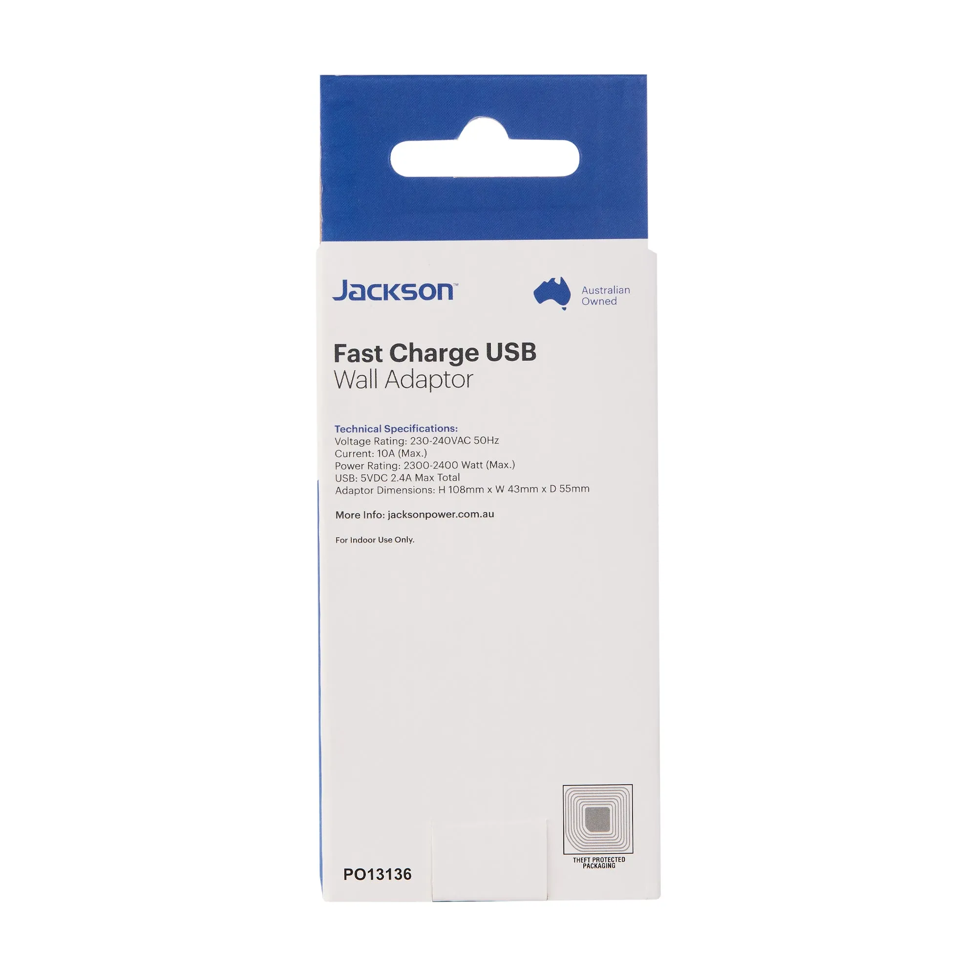 Fast Charge USB Wall Adaptor