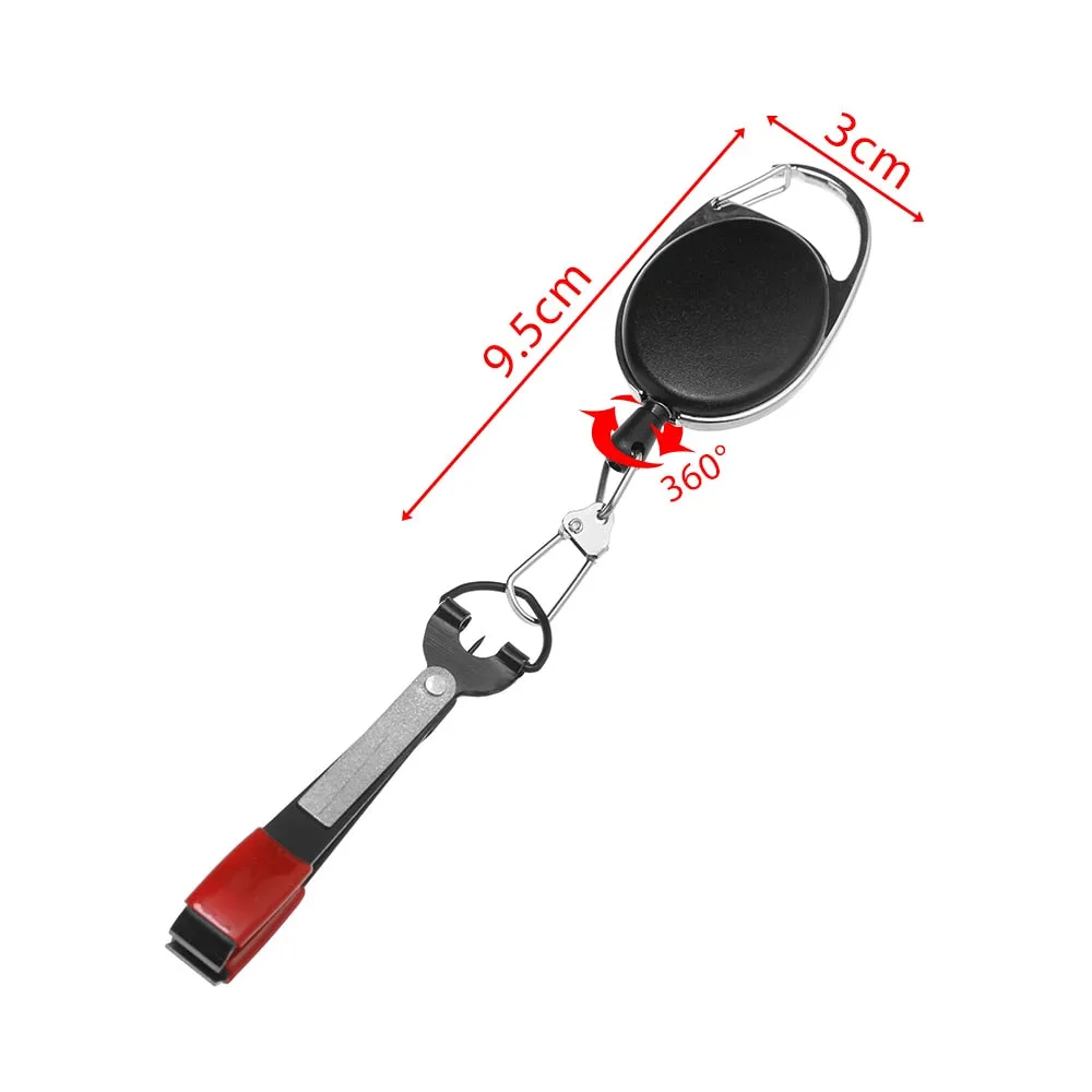 Fishing Quick Knot Tool Fast Tie Nail Knotter  Line Cutter Clipper Nipper Hook Sharpener Fly Tying Tool