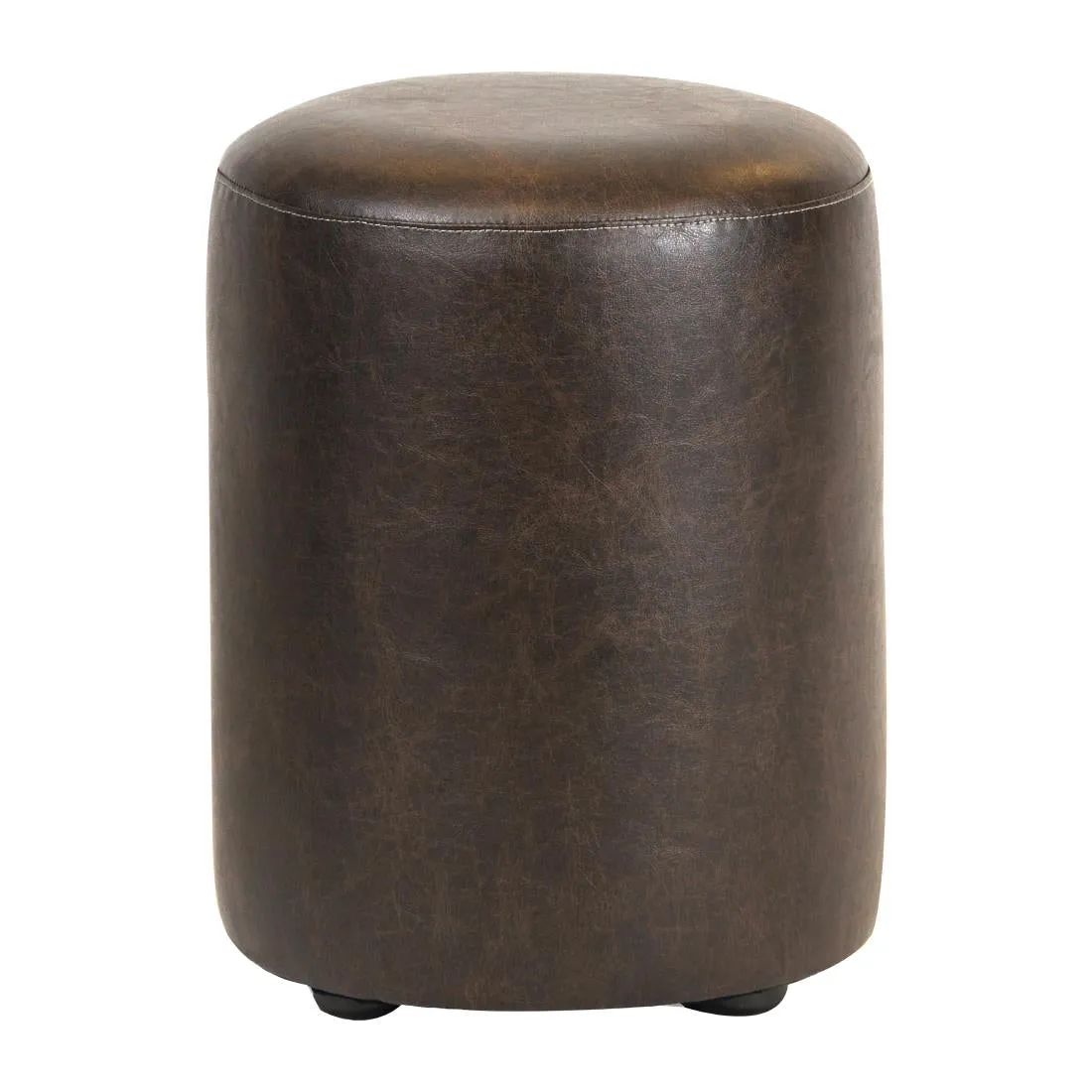 FT451 Cylinder Faux Leather Bar Stool Peat (Pack of 2)