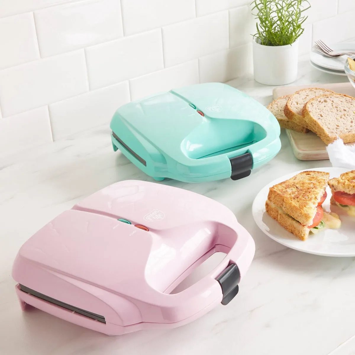 GreenLife Sandwich Maker | Pink