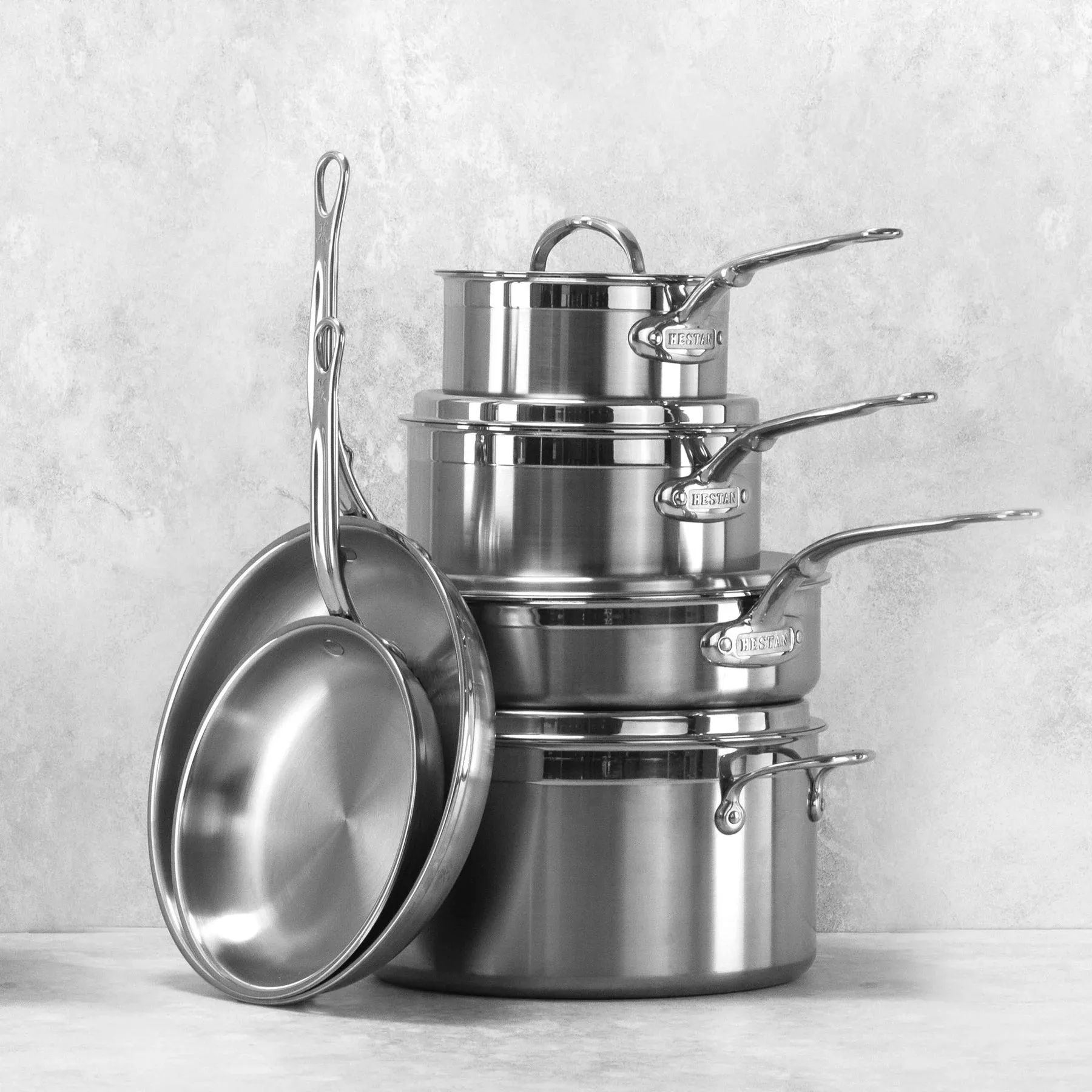 Hestan ProBond 10-Piece Clad Stainless Steel Ultimate Set - Made in Italy