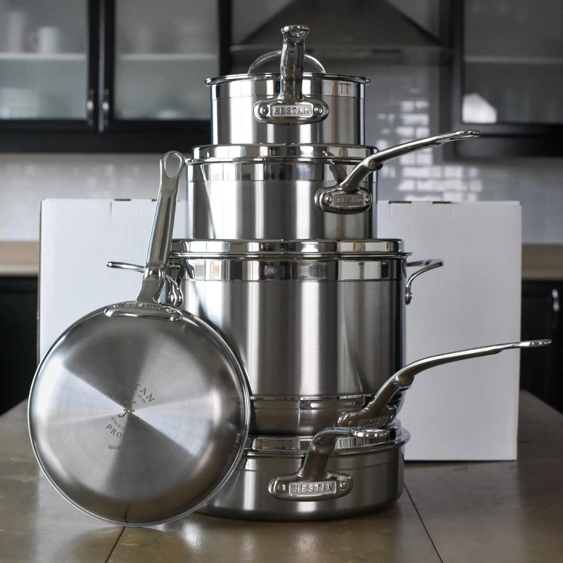 Hestan ProBond 10-Piece Clad Stainless Steel Ultimate Set - Made in Italy