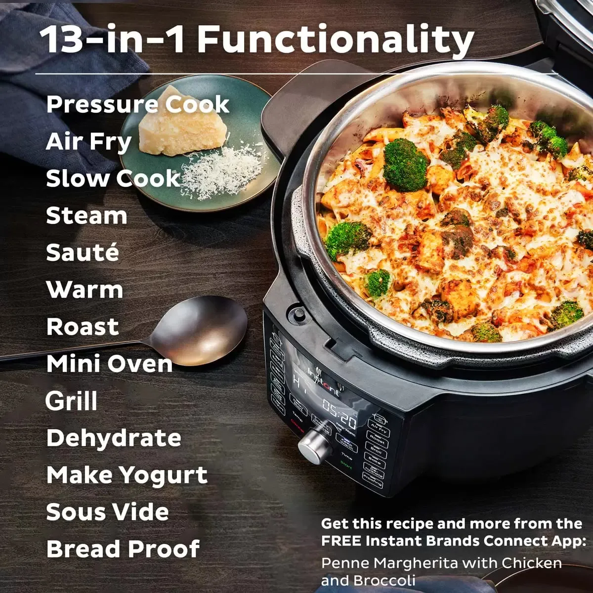 Instant Pot 13n1 Duo Crisp with Ultimate Lid Multi Cooker & Air Fryer 6.2L--- clearance
