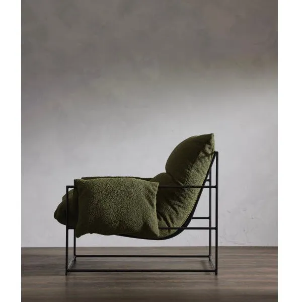 Klein Chair - Green Boucle / Black