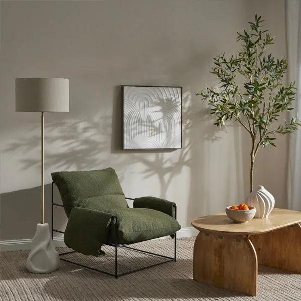 Klein Chair - Green Boucle / Black