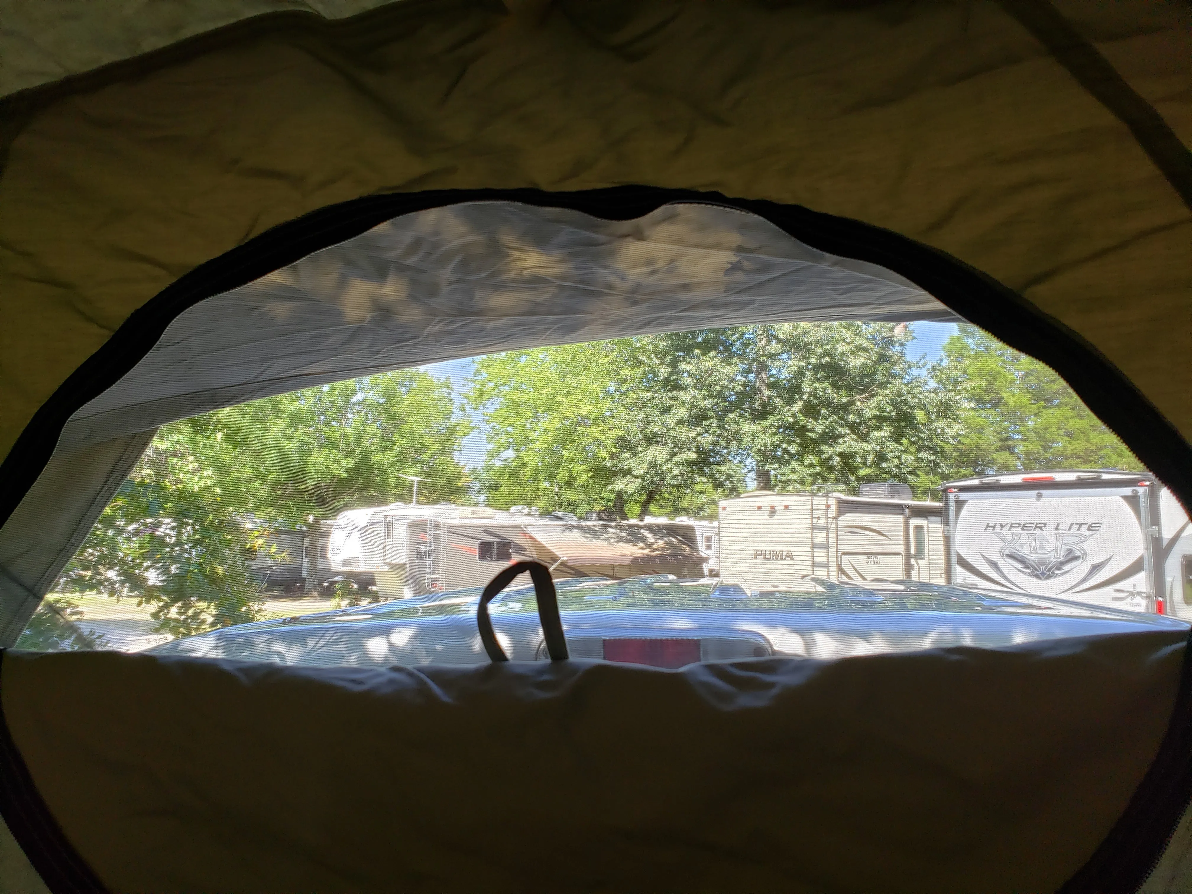Kodiak 7218 Canvas Full Size Truck Tent 8 ft.