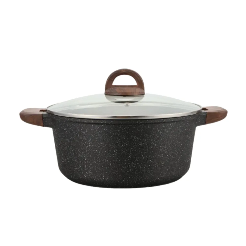 La gourmet Shogun Granite Plus 28cm Non-stick Casserole Pot (Induction)