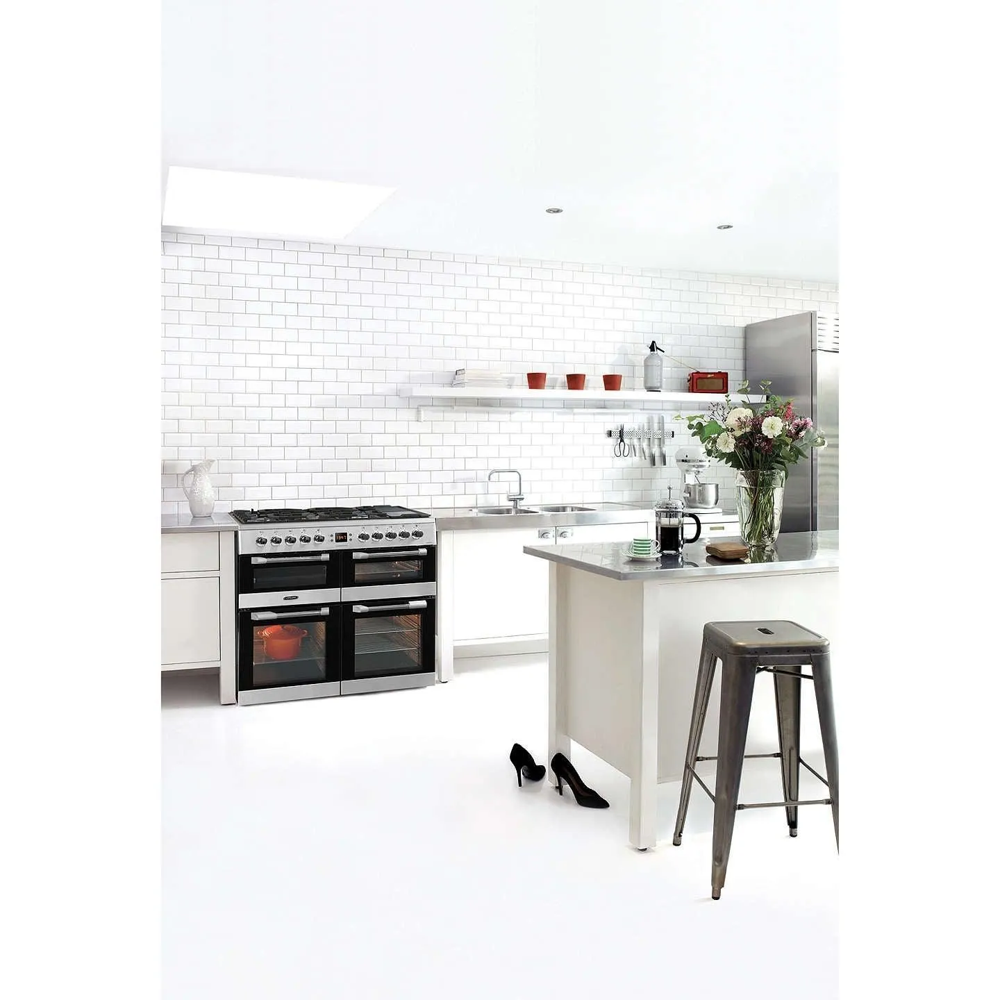 Leisure Cuisinemaster 100cm Dual Fuel Range Cooker - Stainless Steel | CS100F520X