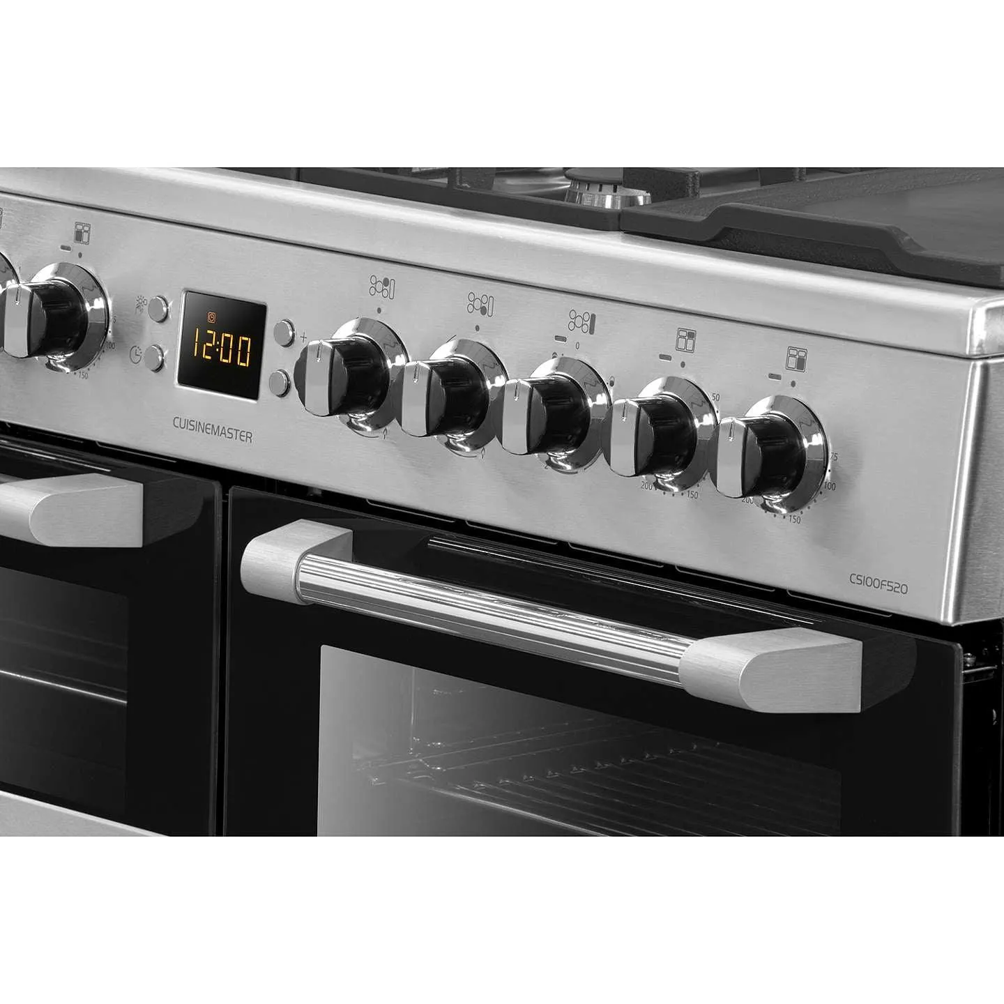 Leisure Cuisinemaster 100cm Dual Fuel Range Cooker - Stainless Steel | CS100F520X