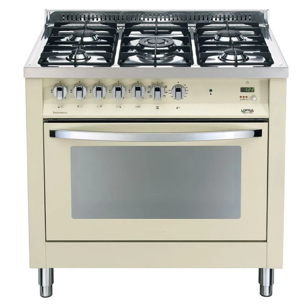 Lofra Rainbow 90 PNM G96MFT GVT C Black Gas Dual Fuel Range Cooker 90cm