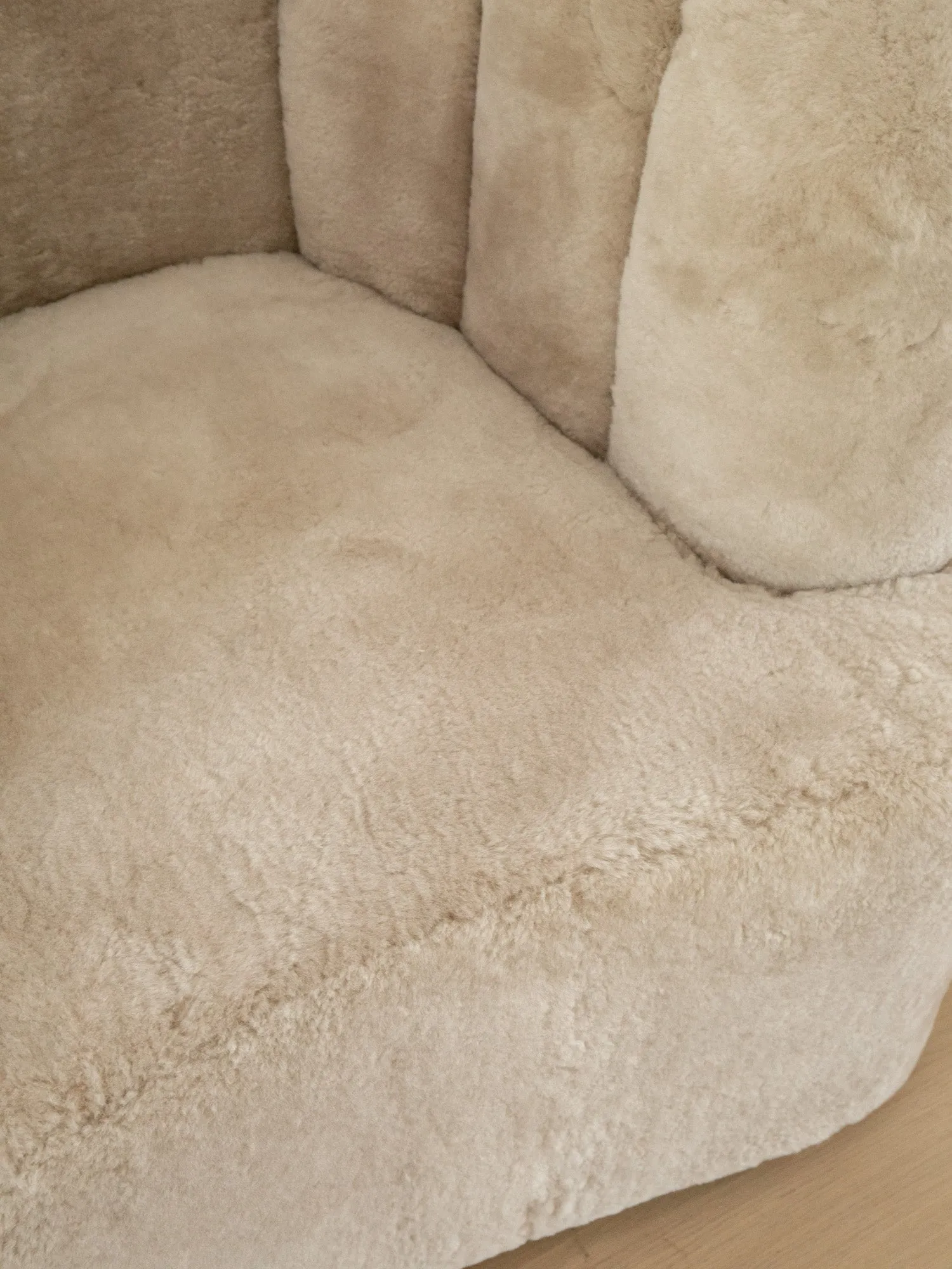 Lovall Shearling Club Chair