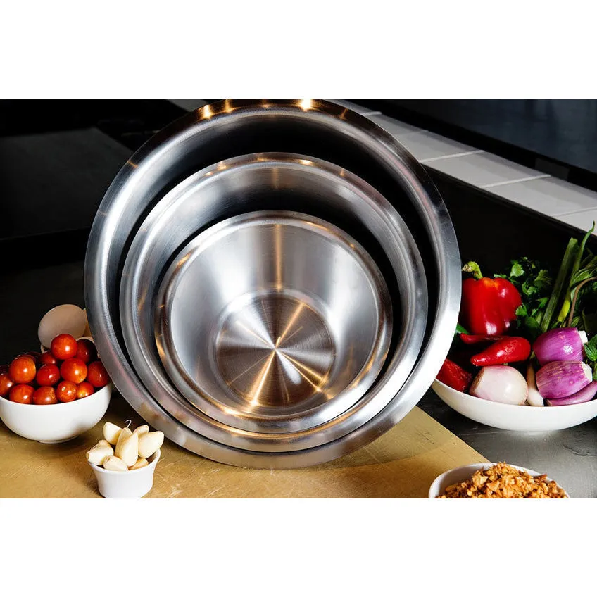 MATFER Flat Bottom S/S Mixing Bowl, 11.75”