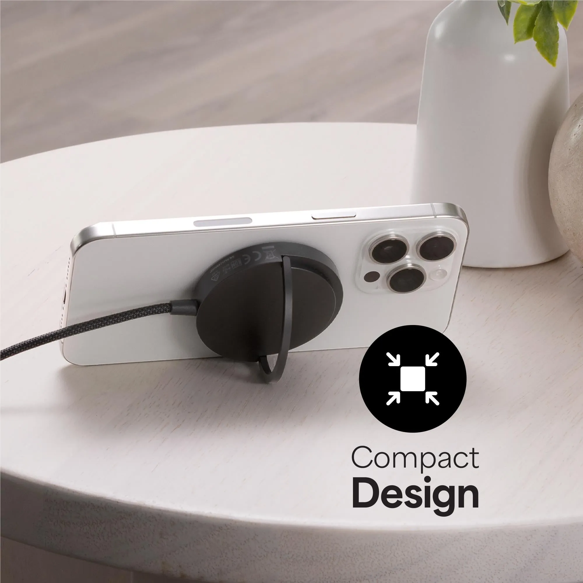 Mophie 15W Qi2 Wireless Charging Pad with Kickstand
