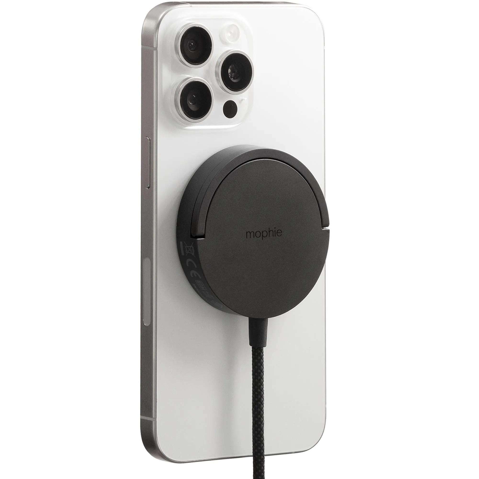 Mophie 15W Qi2 Wireless Charging Pad with Kickstand