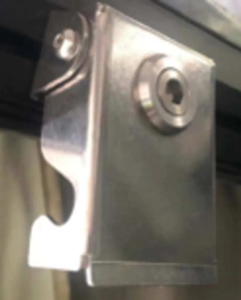 OVERLAND VEHICLE SYSTEMS | Mamba III Aluminum Roof Top Tent Lock With Bolts and Nuts (18099901-W12)