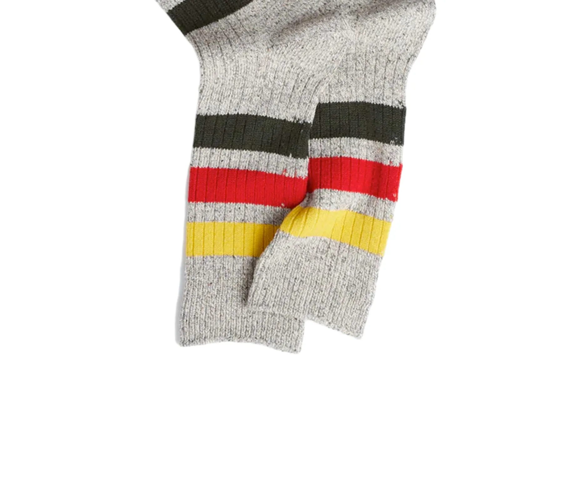 Park Stripe Crew Socks | M. Grey