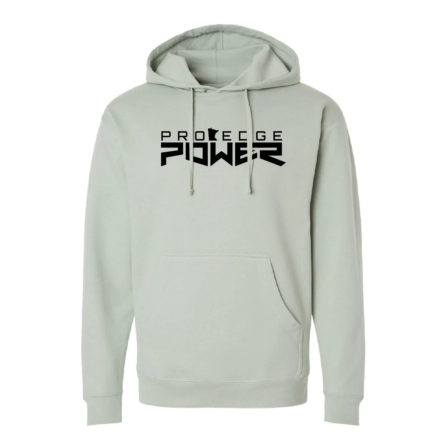Pro Edge Power Midweight Hooded Sweatshirt Design 1