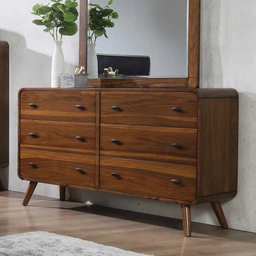 Robyn - 6-Drawer Dresser - Dark Walnut