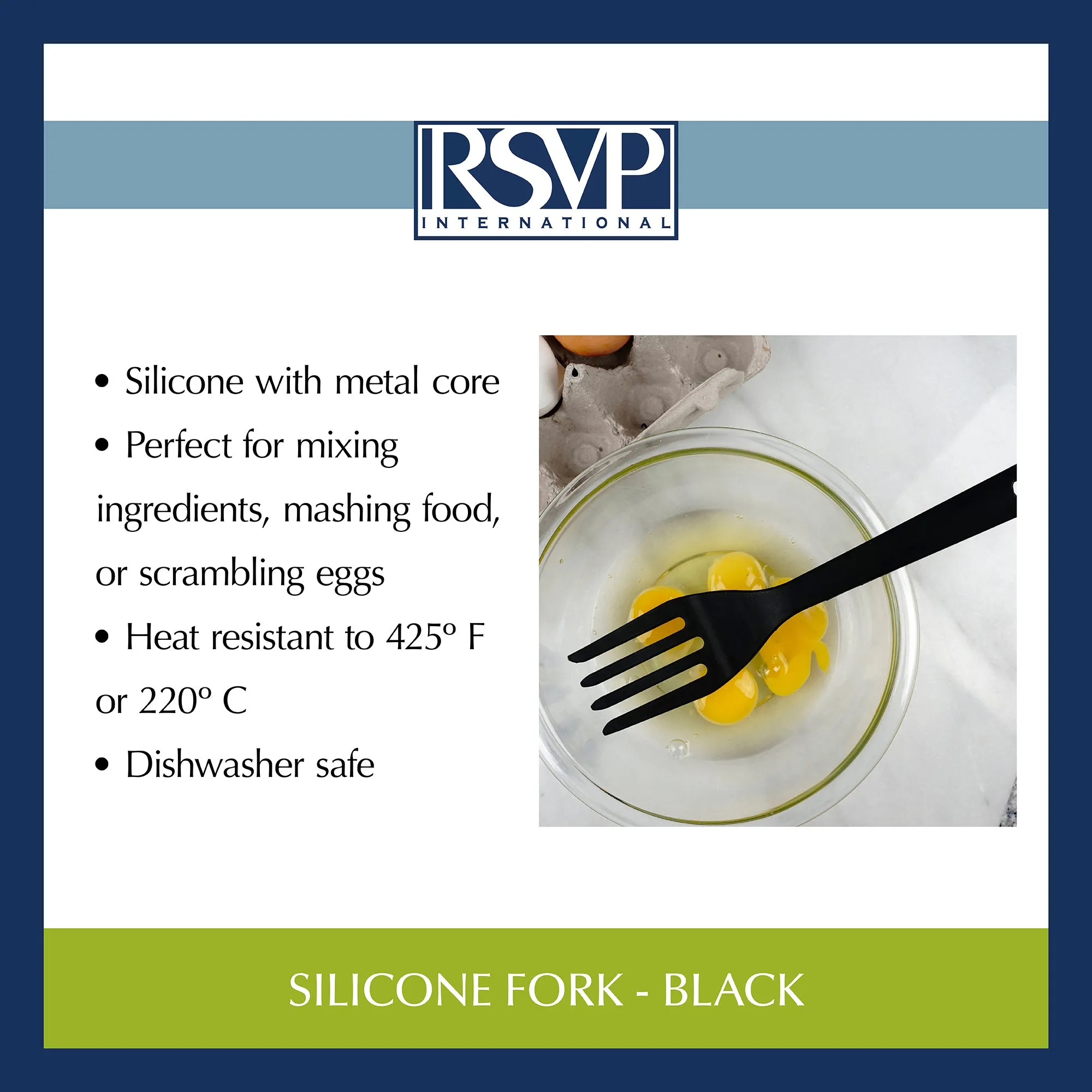 Silicone Fork - Black