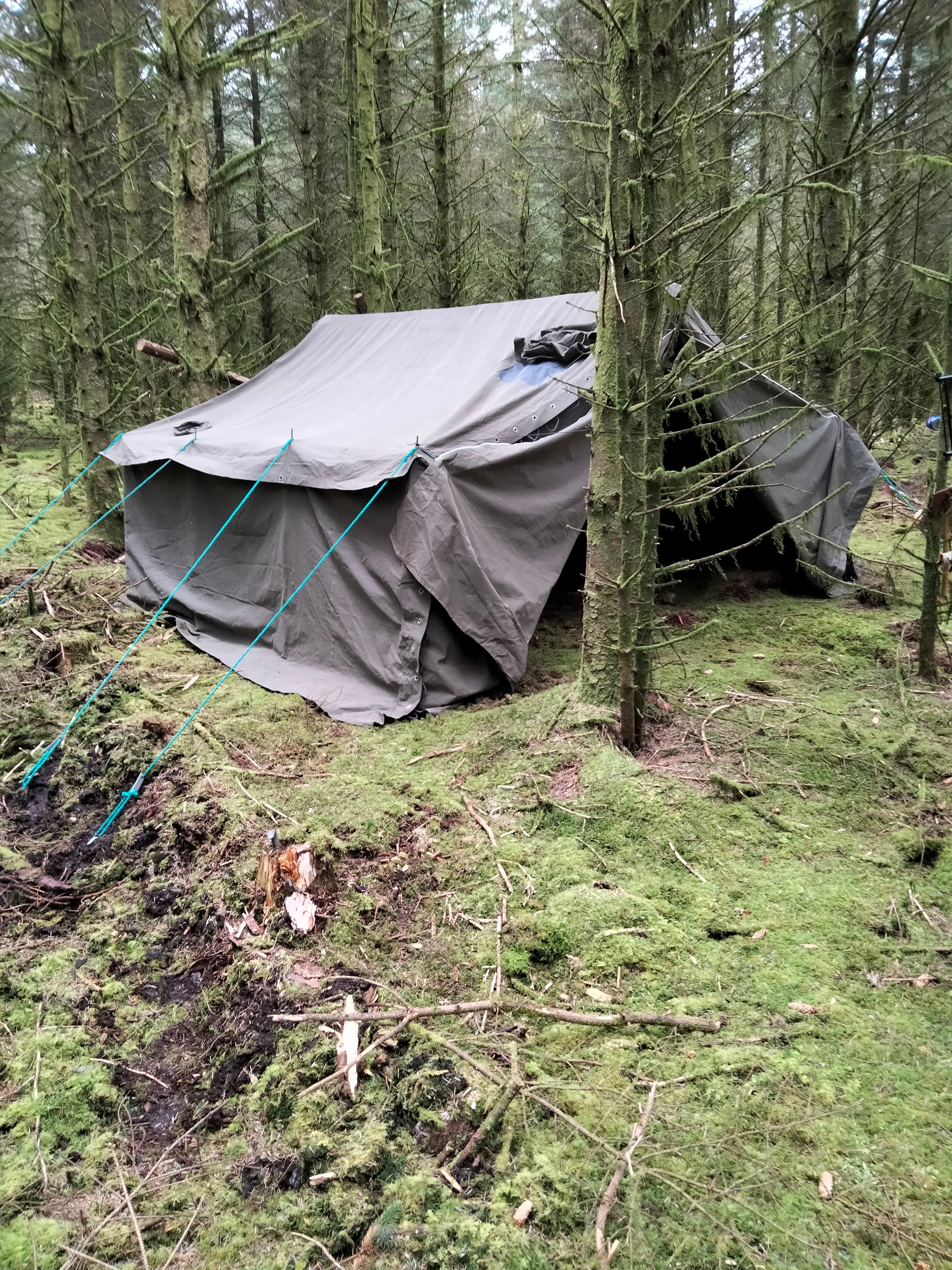 Swedish army 8 man Patrol Tent