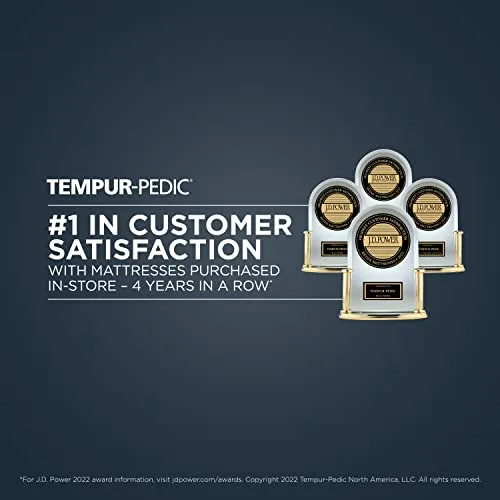 Tempur-Pedic LuxeAdapt Firm Mattress, California King, 13 inch Memory Foam