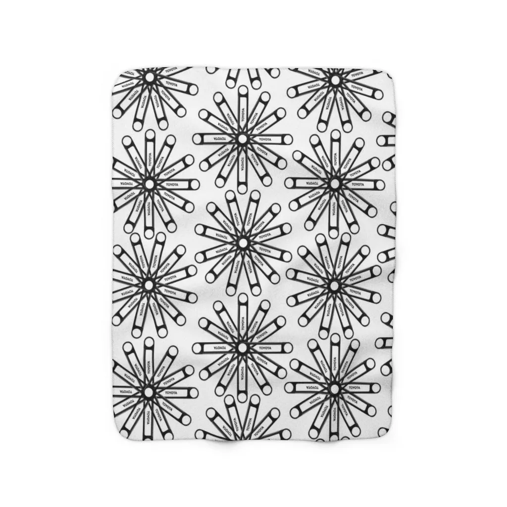 Toyota FJCruiser Grill Design Fleece Blanket by Reefmonkey