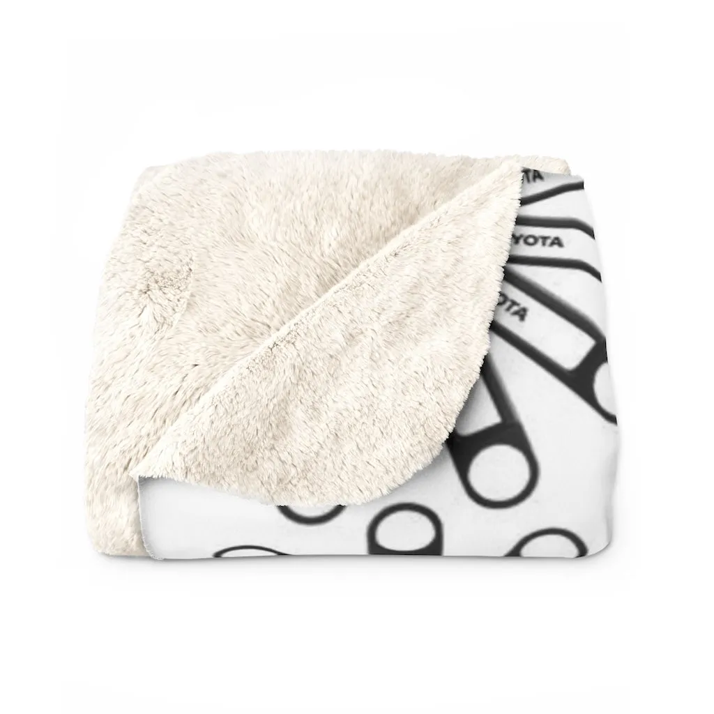 Toyota FJCruiser Grill Design Fleece Blanket by Reefmonkey