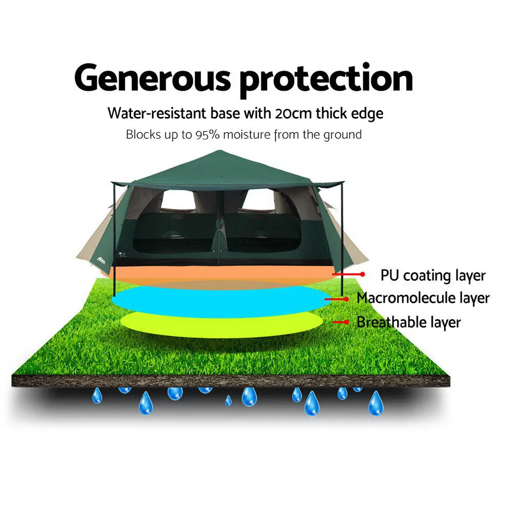 Weisshorn Instant Up Camping Tent 8 Person Pop up Tents