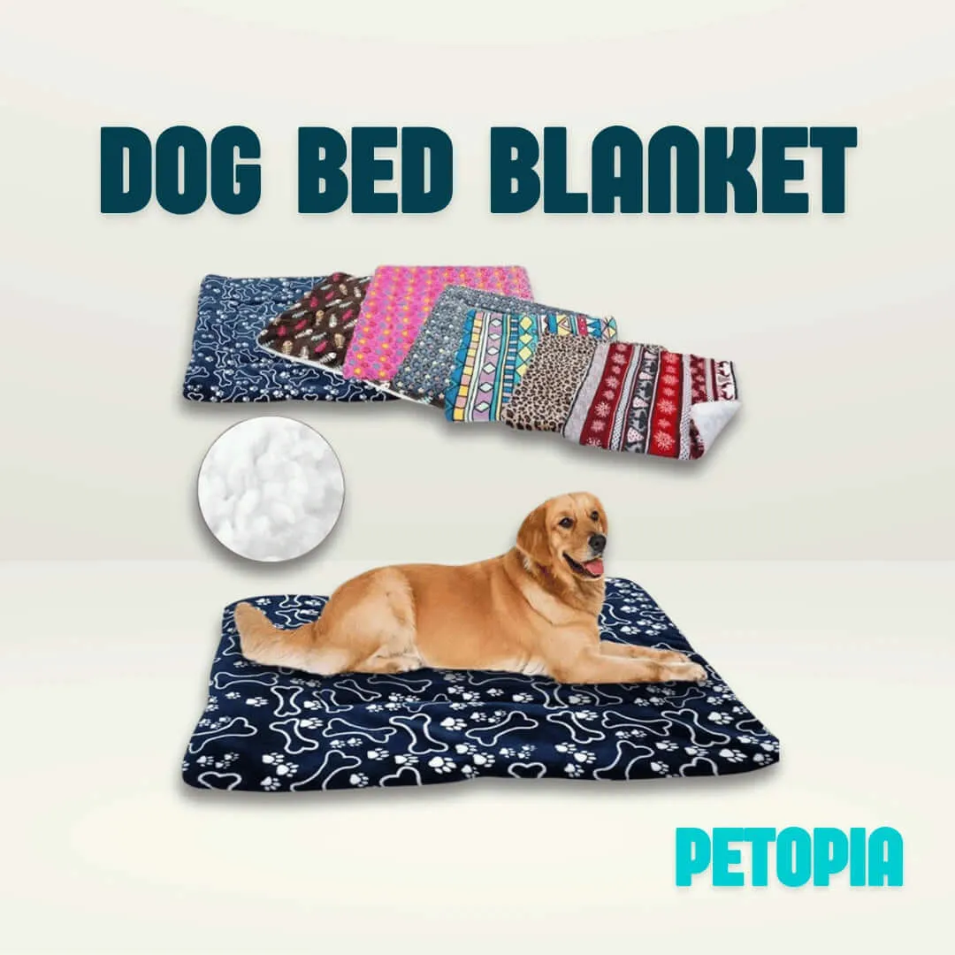 Winter Dog Bed Blanket