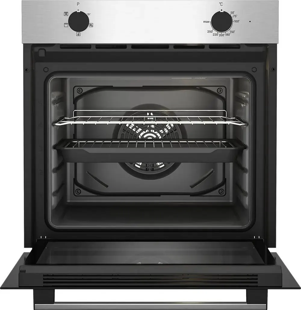 Zenith ZEF600X 59.4cm Built-In Electric Single Oven, Stainless Steel